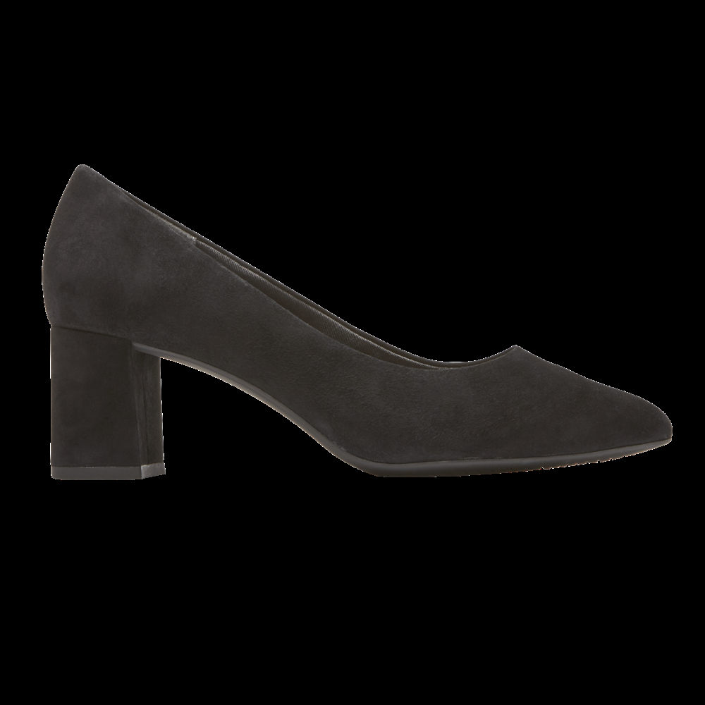 Zapatos De Tacones Rockport Mujer Mexico - Total Motion Salima Luxe Negros - CFWAV8653